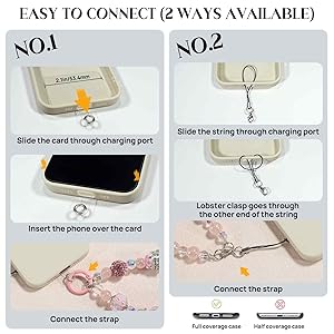 FR2 月桃　phone strap Amazon.com: Turkalla Phone Crossbody Chain Cell Phone