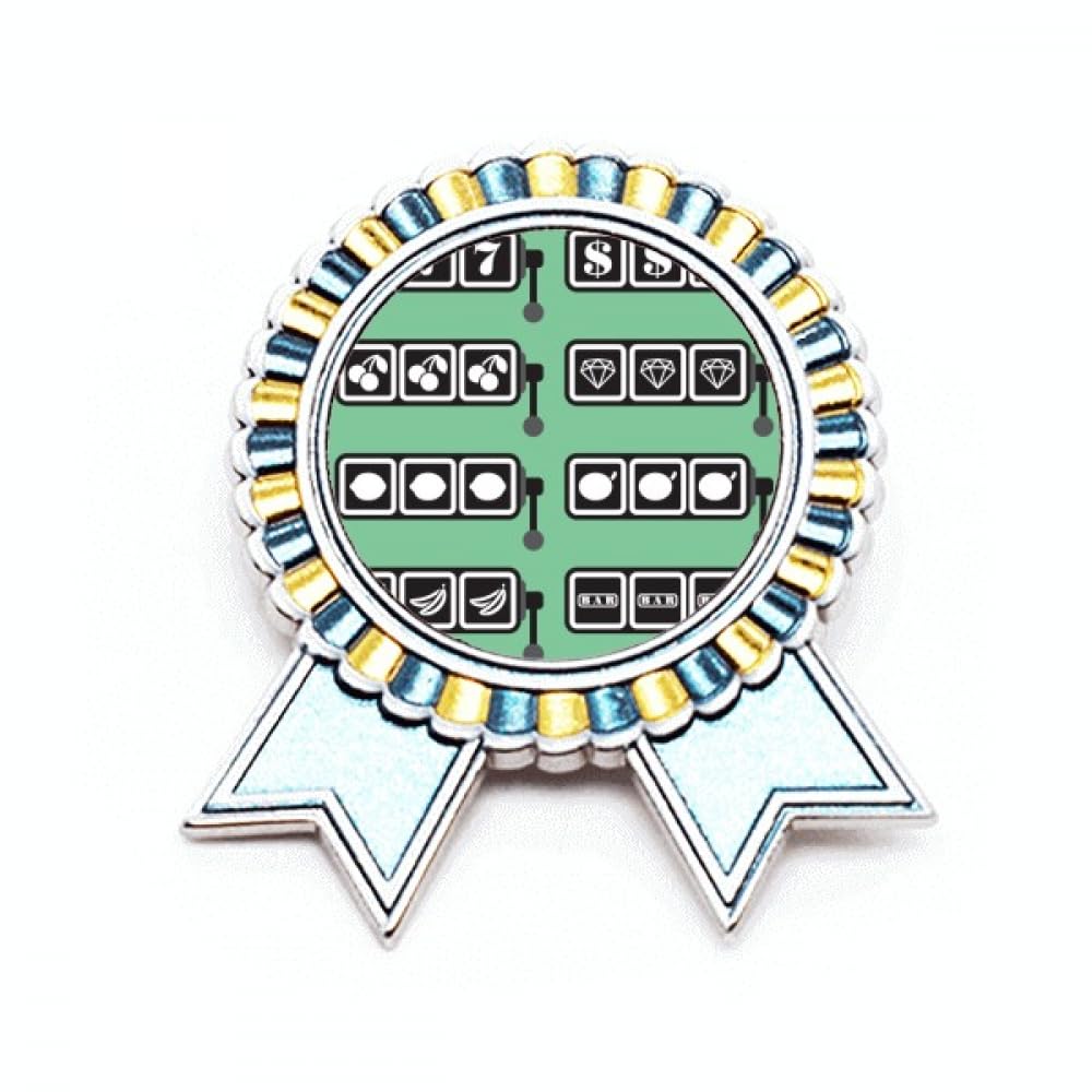 Broche machine à sous gagnante en métal taille M pour accessoire de veste
