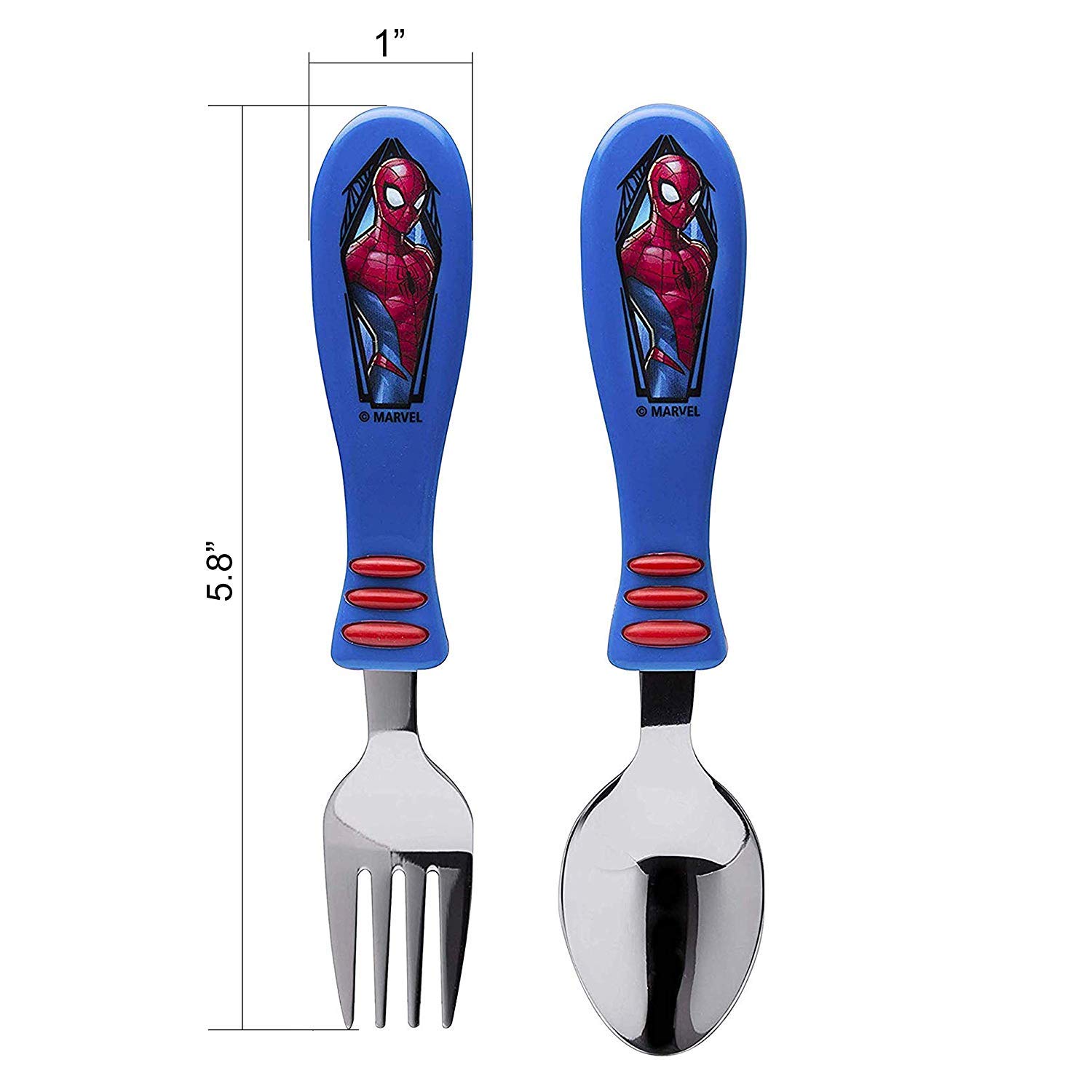 スパイダーマン 金属製プレートセット　Spider-Man Novelty Buy Zak Designs Marvel Comics Spider Man Kids Dinnerware Set