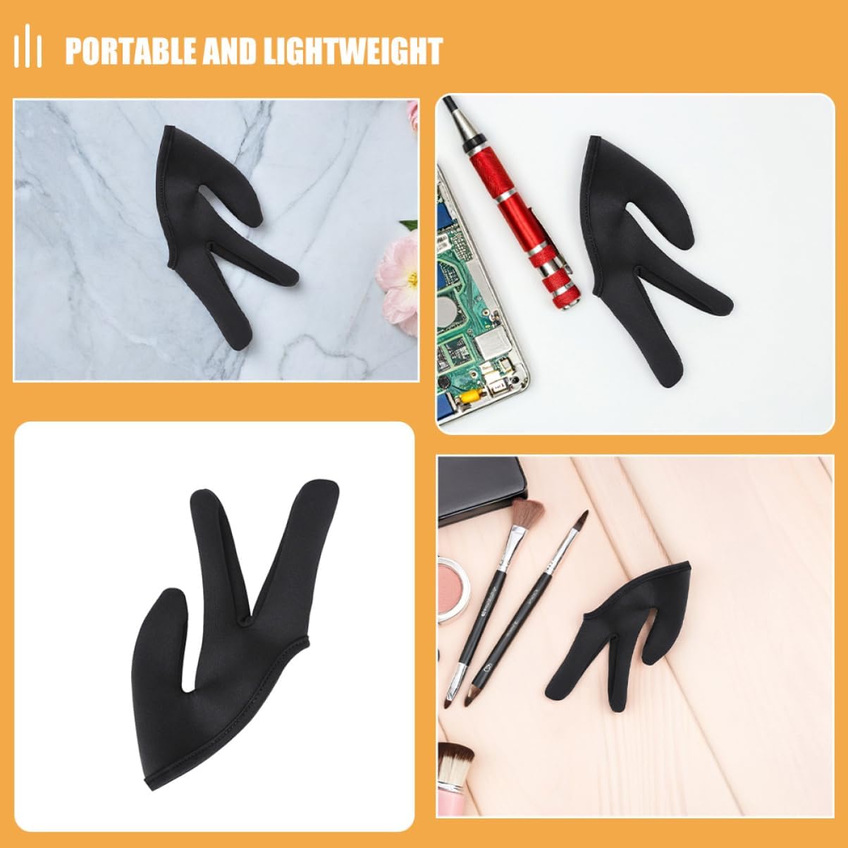 2pcs Straightener Glove Straightening Gloves Hair Insulation Hair Wand Comfortable Heat Resistant for Styling