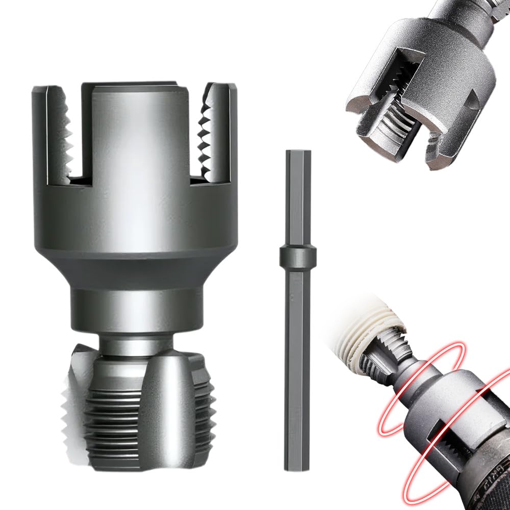 Integrated Internal External Pipe Threading Tool Dual-Function Pipe Thread Cutting Tool 1 2 3 4 Dies Electric Drill