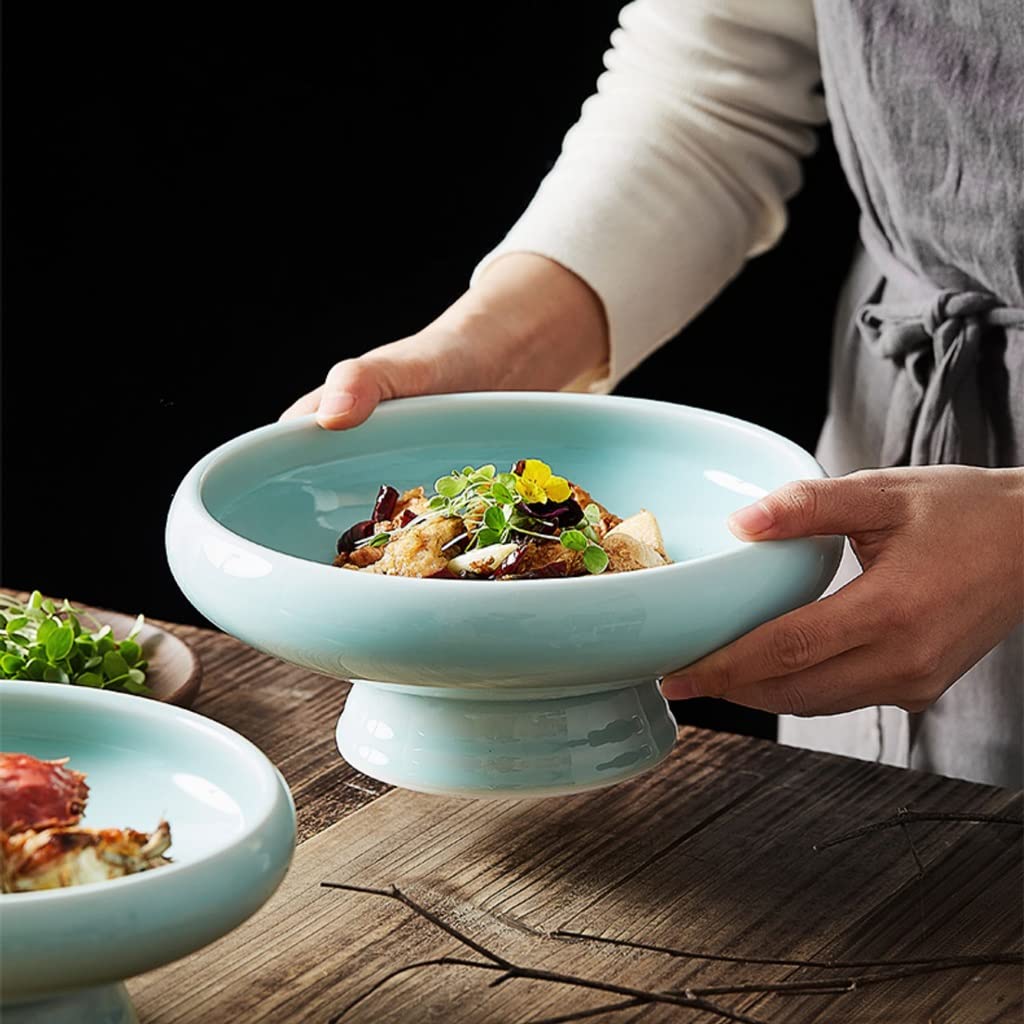 Talerze Kempingowe, Talerz Na Ciasto, Talerz Deserowy, Talerz Sałatkowy, Talerz Do Serwowania, Taca Ceramiczna, Wysoka Miska Na Owoce, Aranżacja Zimnych Dań W Restauracji, Talerz Dekoracyjny