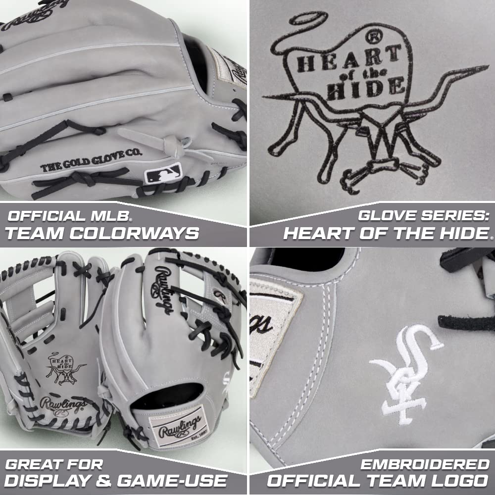 Amazon | ローリングス | HEART OF THE HIDE MLB チームロゴグローブ