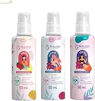 Kit Perfume Desodorante íntimo Delicada+Morango+Algodão Doce Bio Instinto 50ml