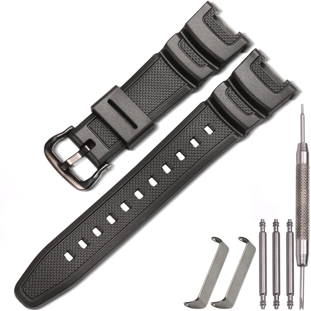 MCXGLResin watch band Replacement for Casio SGW-100 Waterproof sports watch  strap - Main Image