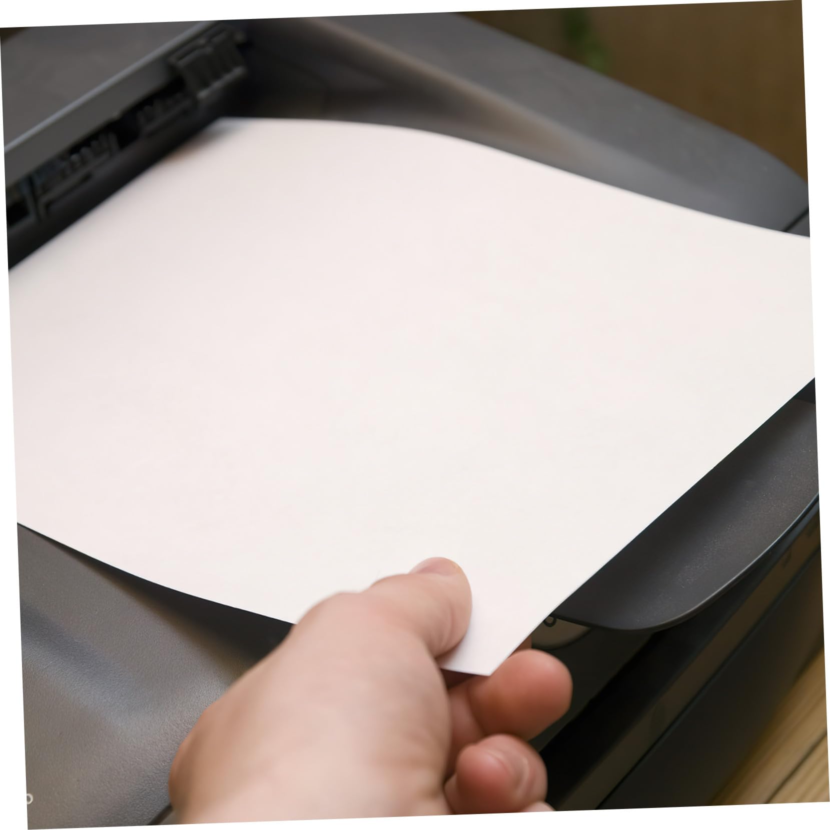 100 hojas Papel Adhesivo Mate para Imprimir Pegatinas Autoadhesivas para Impresora Papel Stickers de Alta Adhesión y Secado Rápido