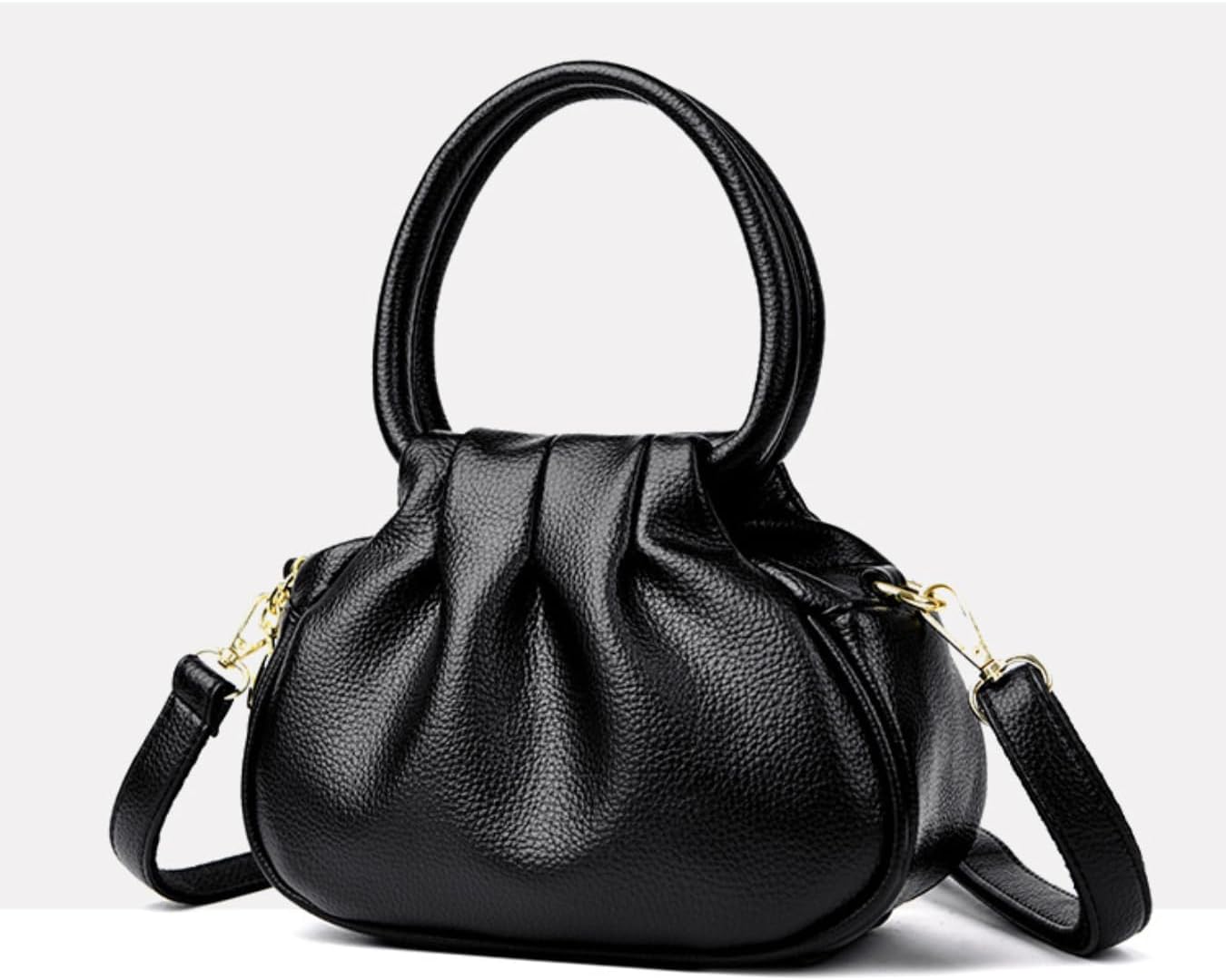 Slouchy Crossbody Bags Women Small Cross Body Hobo Crescent Shoulder Purses PU Leather Travel Dumpling Cloud Bag Handbags