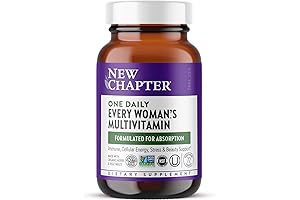 New Chapter Women's Once Daily Multivitamin: For Daily Immune, Beauty and Energy Support