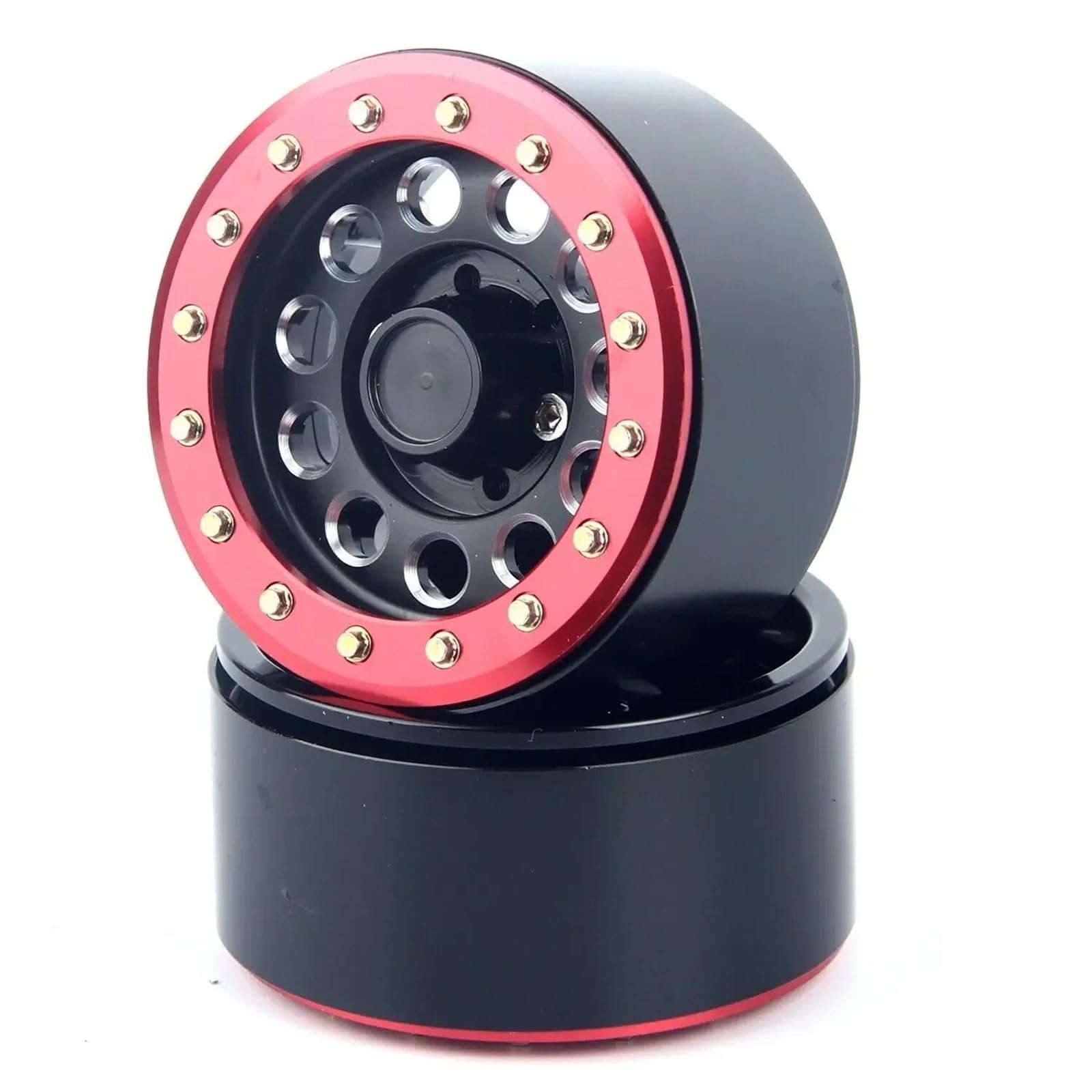 Per Traxxas Per TRX4 Per TRX6 Per Axial Per SCX10 II III PRO Gen8 1/10 RC Auto Universale Alluminio Beadlock 1.9 "cerchioni Parti Ricambi Modellini RC