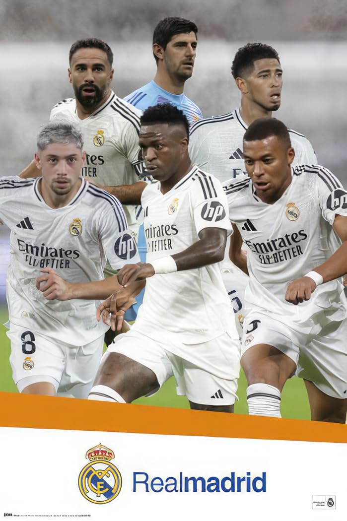 Flocage Officiel - Patch, Real Madrid, HP, 2024/2025, Crème