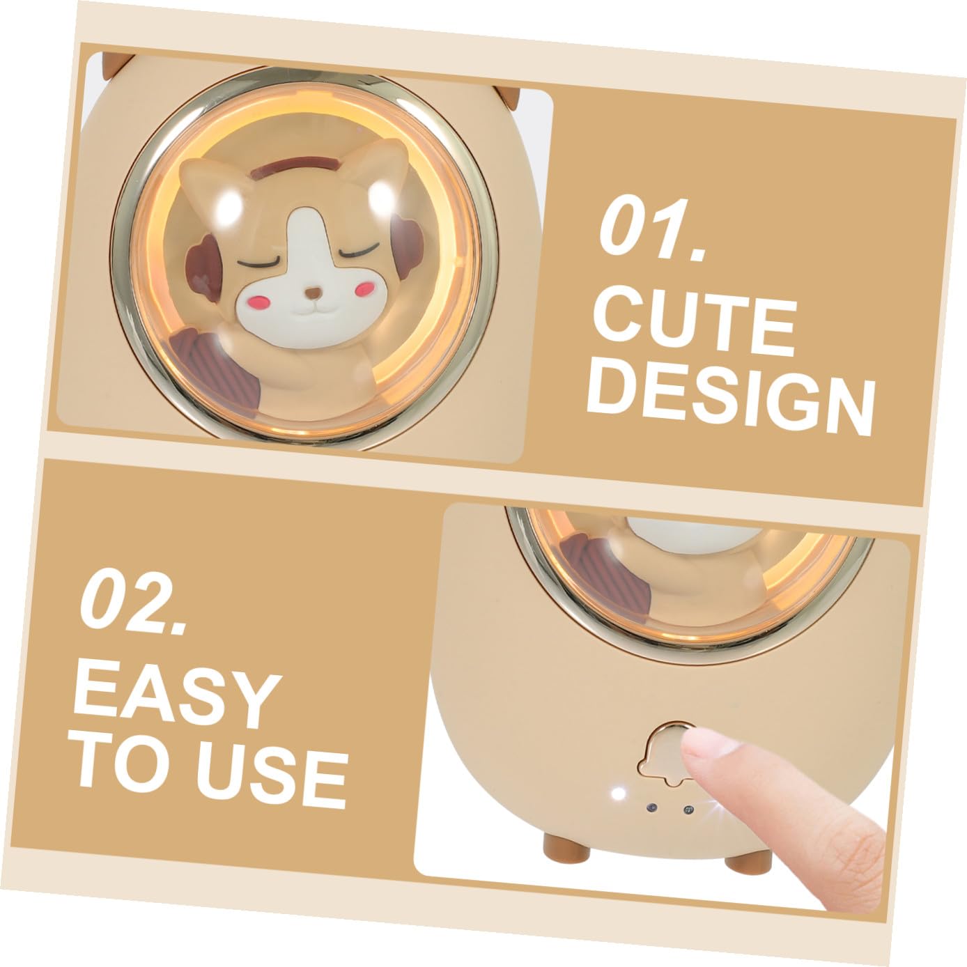BESPORTBLE 3 Set Di Scaldamani Elettrici Scaldamani Ricaricabili Piccoli Scaldamani Portatili Design A Cartoni Animati Per Attività Allaperto