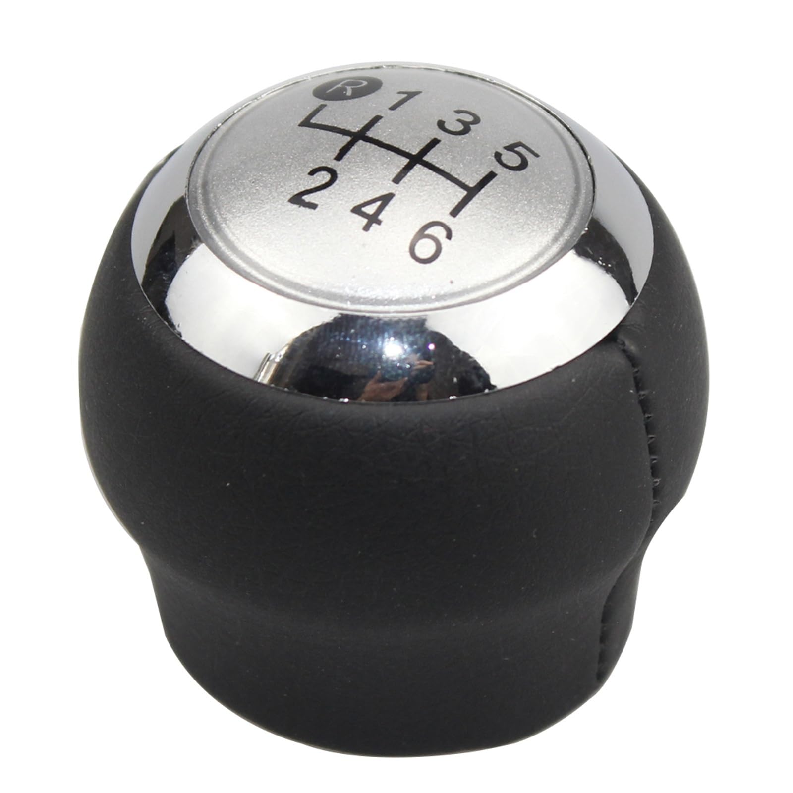 ZhanNuoBHd for Toyota for Corolla for RAV4 for Avensis for Yaris for Verso for Auris for Aygo 5/6 Speed Car Gear Shift Knob Lever Stick Handball Stick Shifter Lever Knob(Silver 6 Speed)