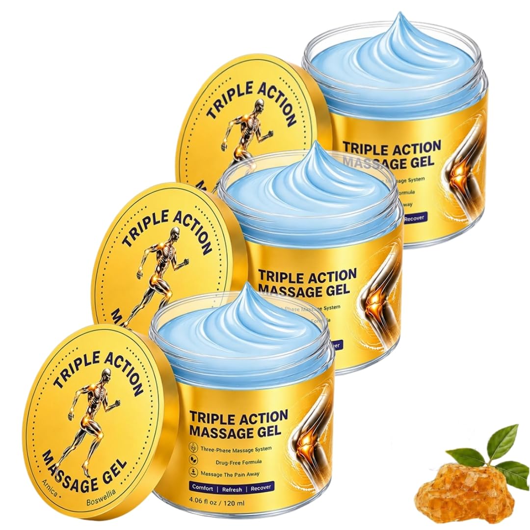 Gel da massaggio a tripla azione per alleviare i dolori articolari (3 pezzo)
