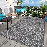 Diseño único: Esta alfombra es resistente al desgaste y duradera, el diseño de patrón exquisito agrega una apariencia moderna y única a su espacio, que se puede combinar fácilmente con varios estilos decorativos.