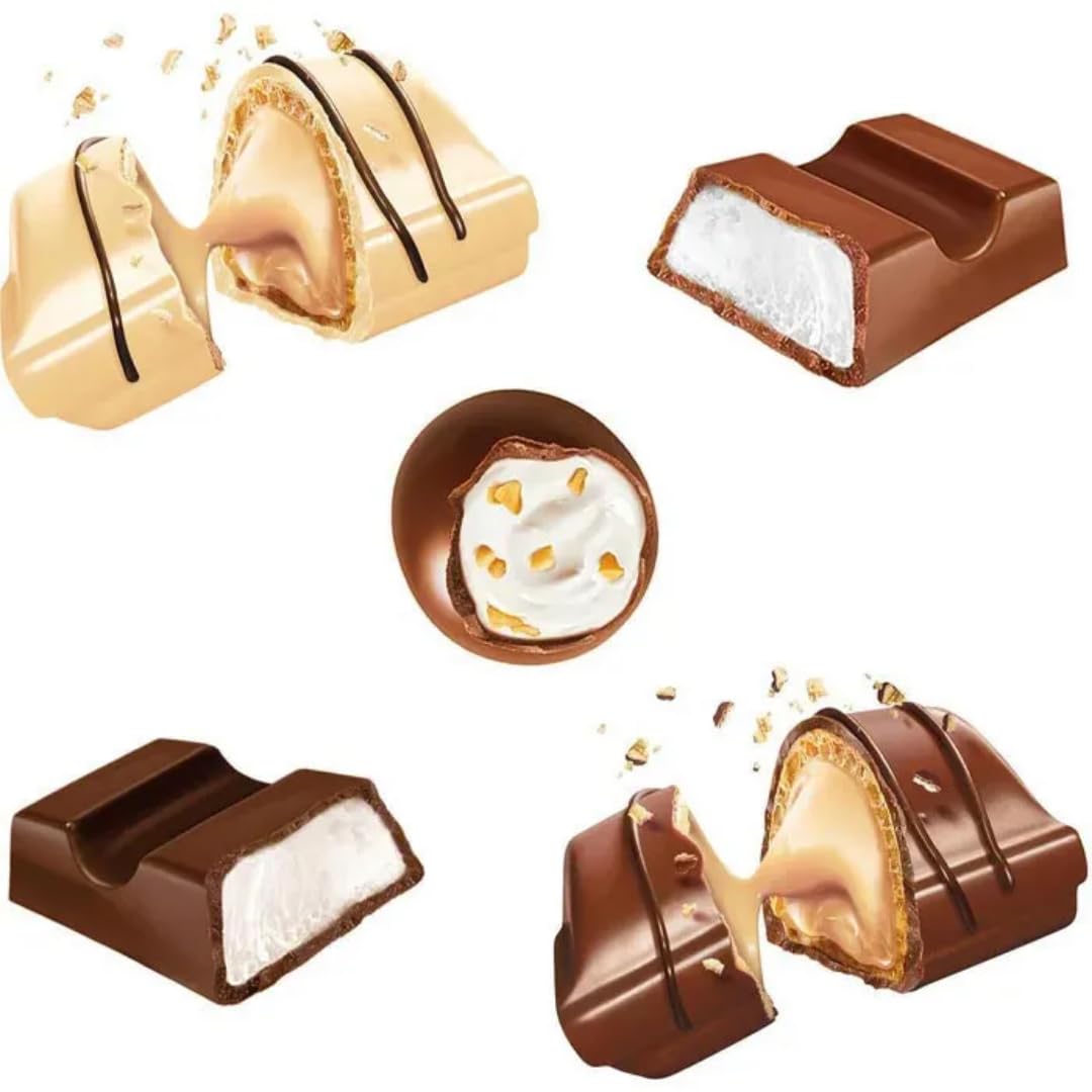 Kinder Minischokolade Happy Moments Mini Mix, Mini-Riegel, 334 Stück,2078 Gramm mit Pufai Grocery