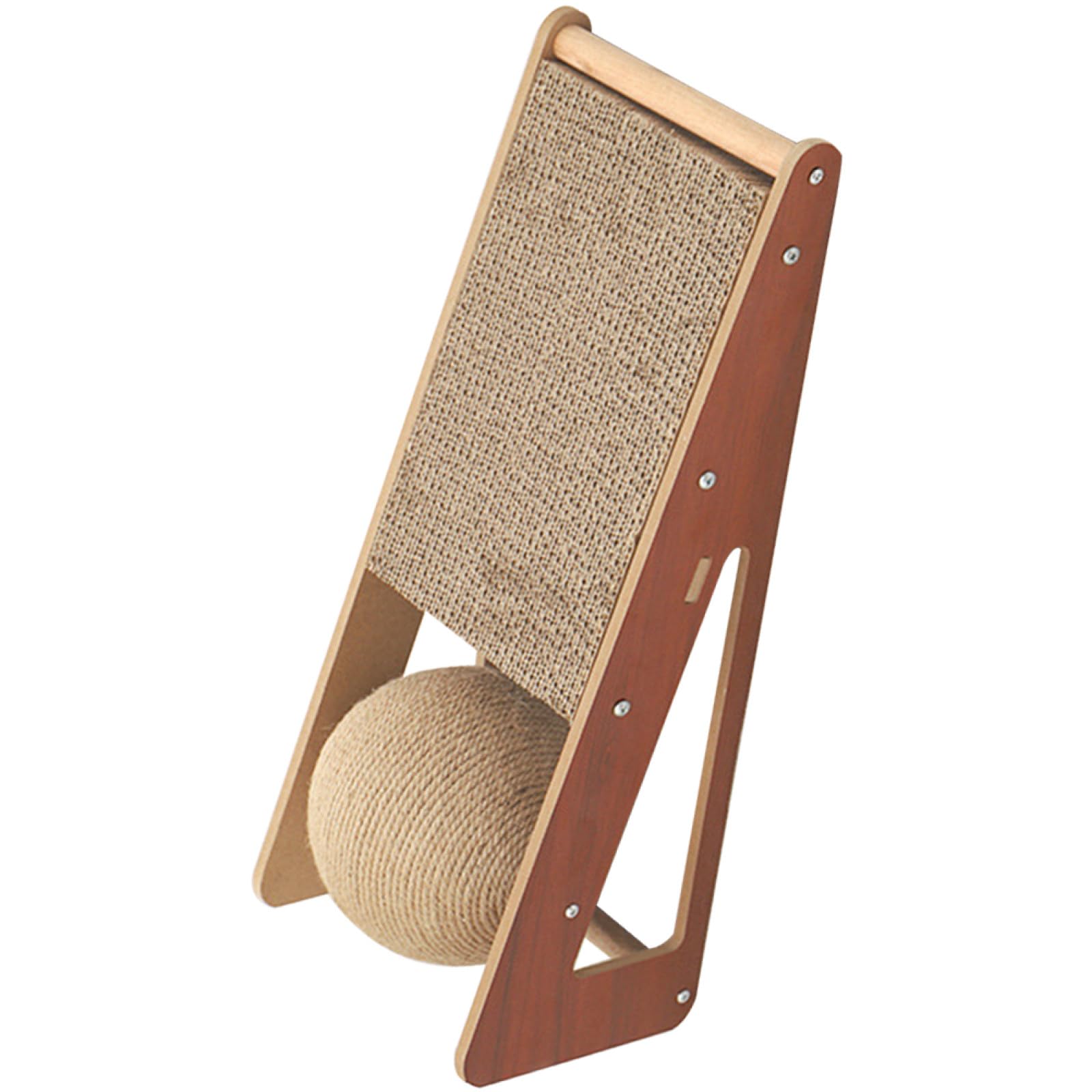 Agarrador De Gatos Rascador para Gatos Resistente Al Tabla Rascadora Suelo Rascador Divertido para Gatitos Bola Rascadora