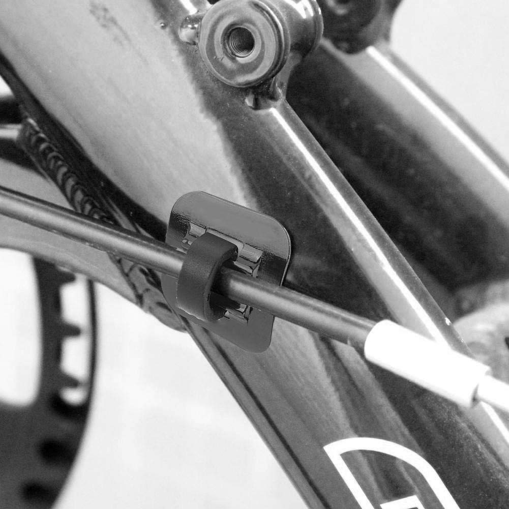 SolUptanisu Kabelfhrung Fahrradrahmen, 4 stk. Fahrradbremskabel  Schlauchfhrung, Aluminiumlegierung, Schwarz, 4er-Pack, Fahrrad Zubehr :  Amazon.de: Sport & Freizeit