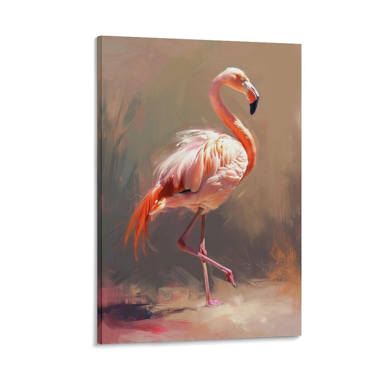 フラミンゴのアクリル画 大きめアート フラミンゴ | 絵画販売