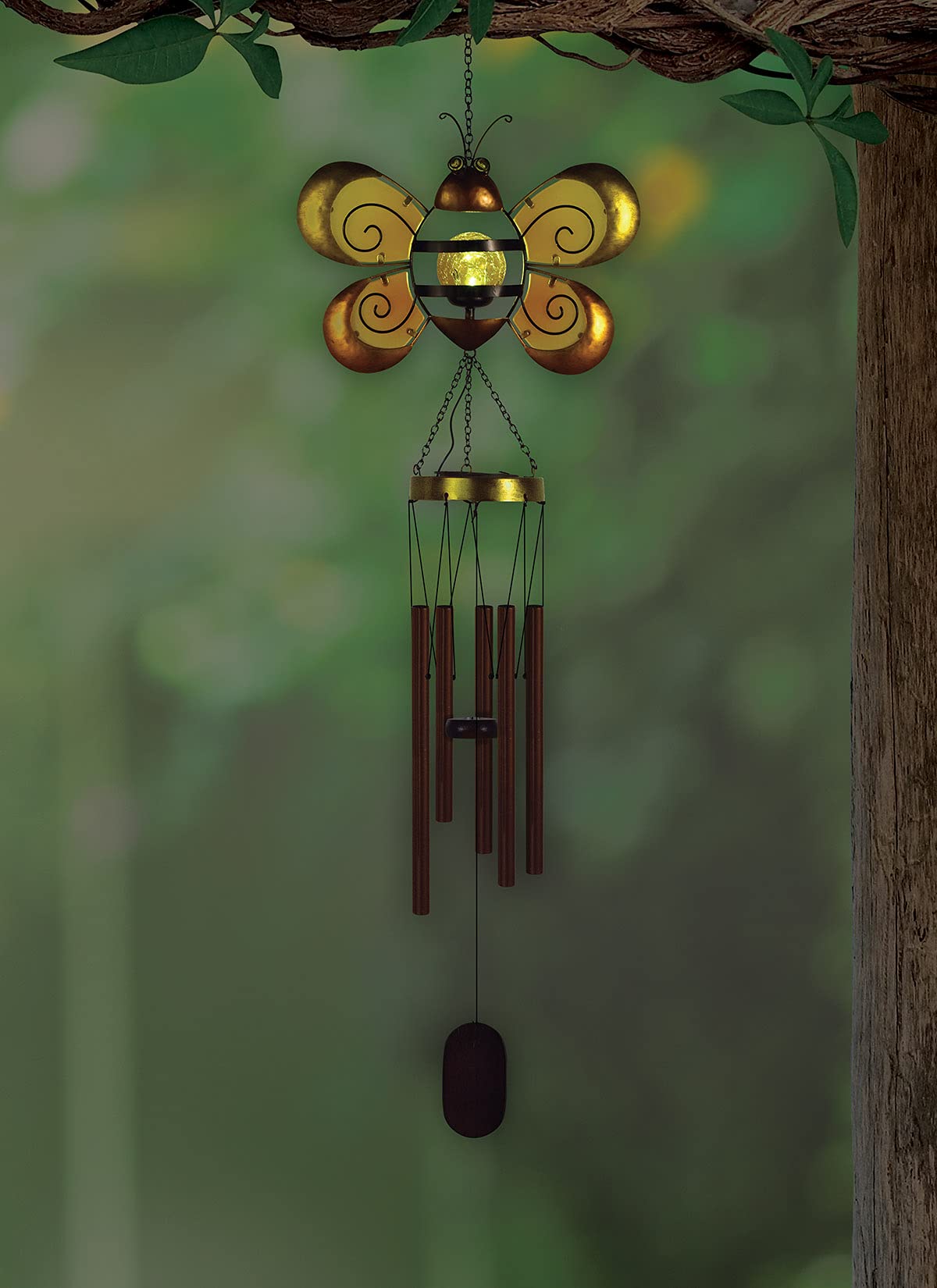 （1-85）ひまわりデザイン ウインドチャイム Amazon.co.jp: Sunset Vista Designs コレクション ソーラーウィンド