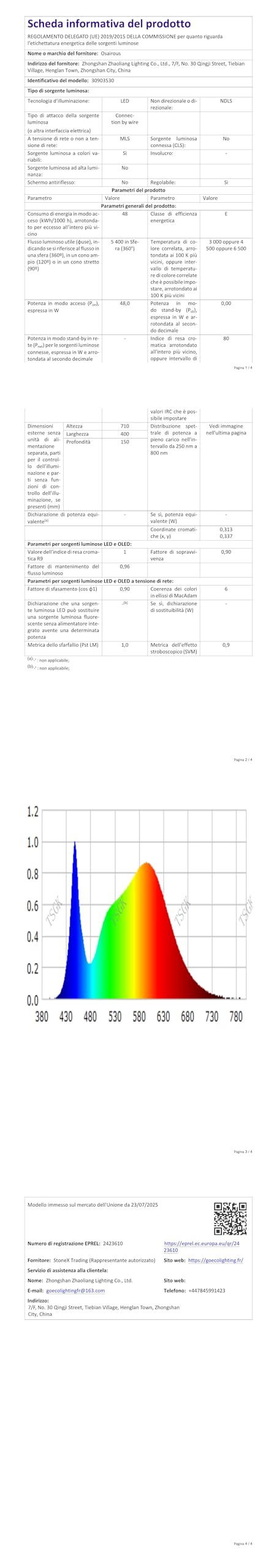 Osairous Plafoniera LED Soffitto Dimmerabile, 48W 5400LM Lampada da Soffitto con Telecomando 3000K-6500K 71cm, Funzione di Memoria, Moderna Plafoniera Quadrata per Camera da Letto Soggiorno Cucina