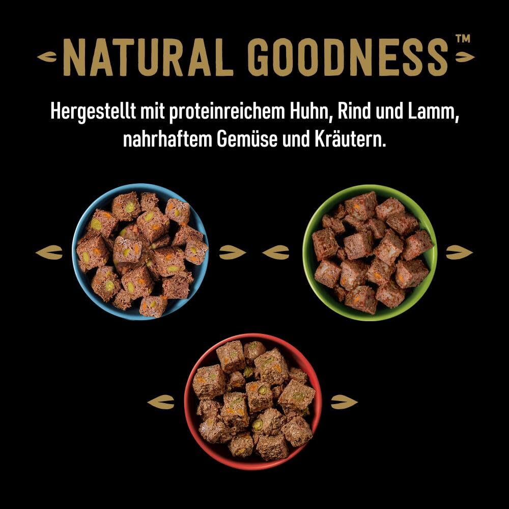 Cesar Natural Goodness in Loaf 12 x 400 g Cans, Adult Premium Wet Dog Food, Mixed Selection,Non Applicable