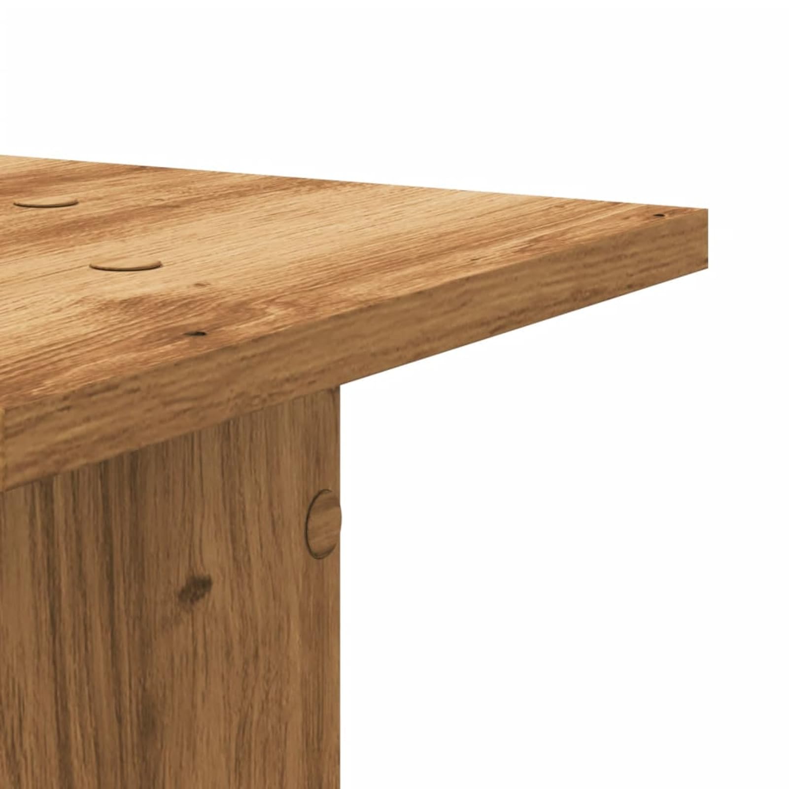 Gecheer Supporti per Altoparlanti, Stabili e Antivibrazione con Design Cavo per Riempimento di Sabbia 30x30x95 cm in Legno Multistrato Rovere for Sistemi Audio Domestici e Studio