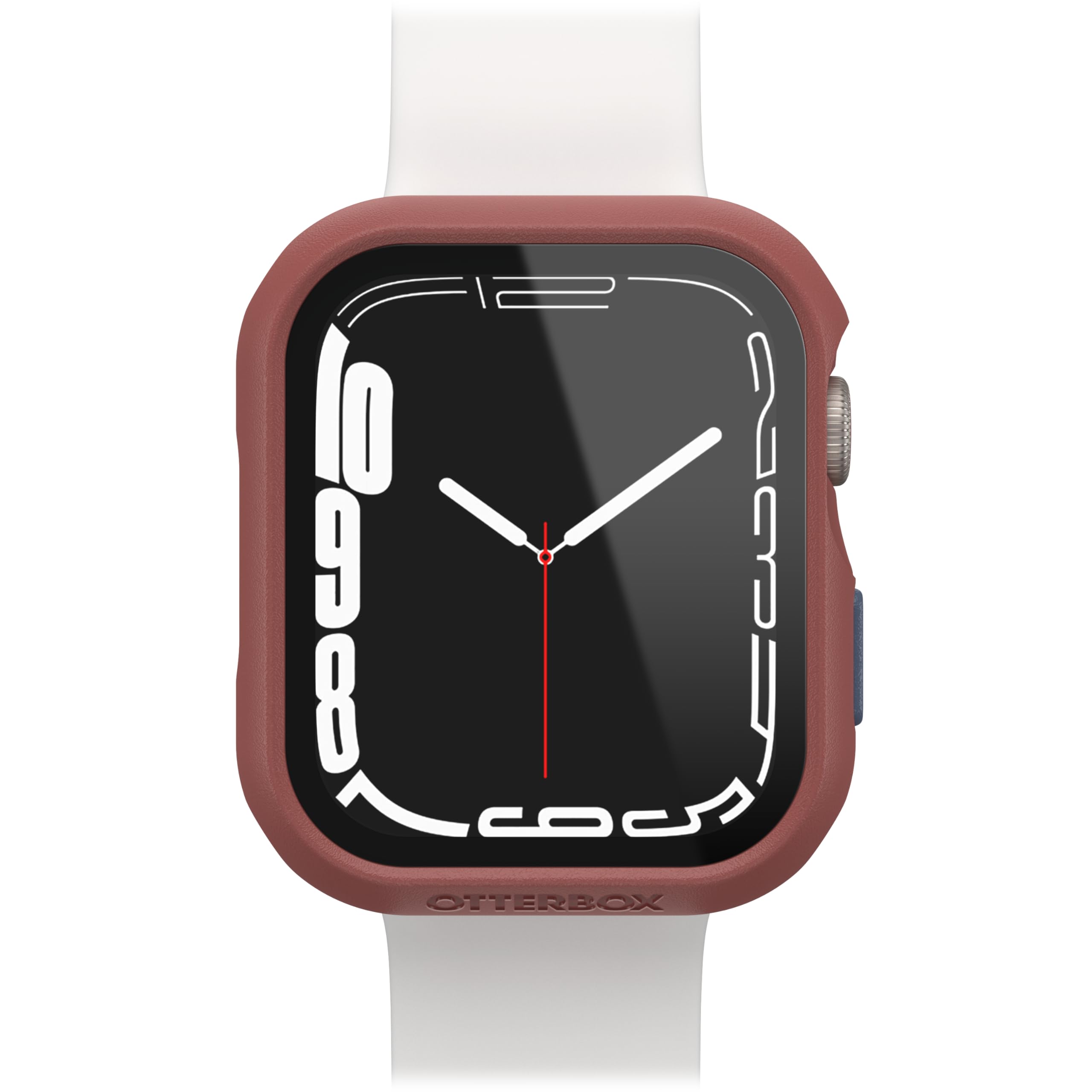 Eclipse Watch Bumper with Integrated Glass Screen Protector for Apple Watch Series 9/8/7-45mm, Tempered Glass, Shockproof, Drop proof, Sleek Protective Case for Apple Watch, Brown/Blue