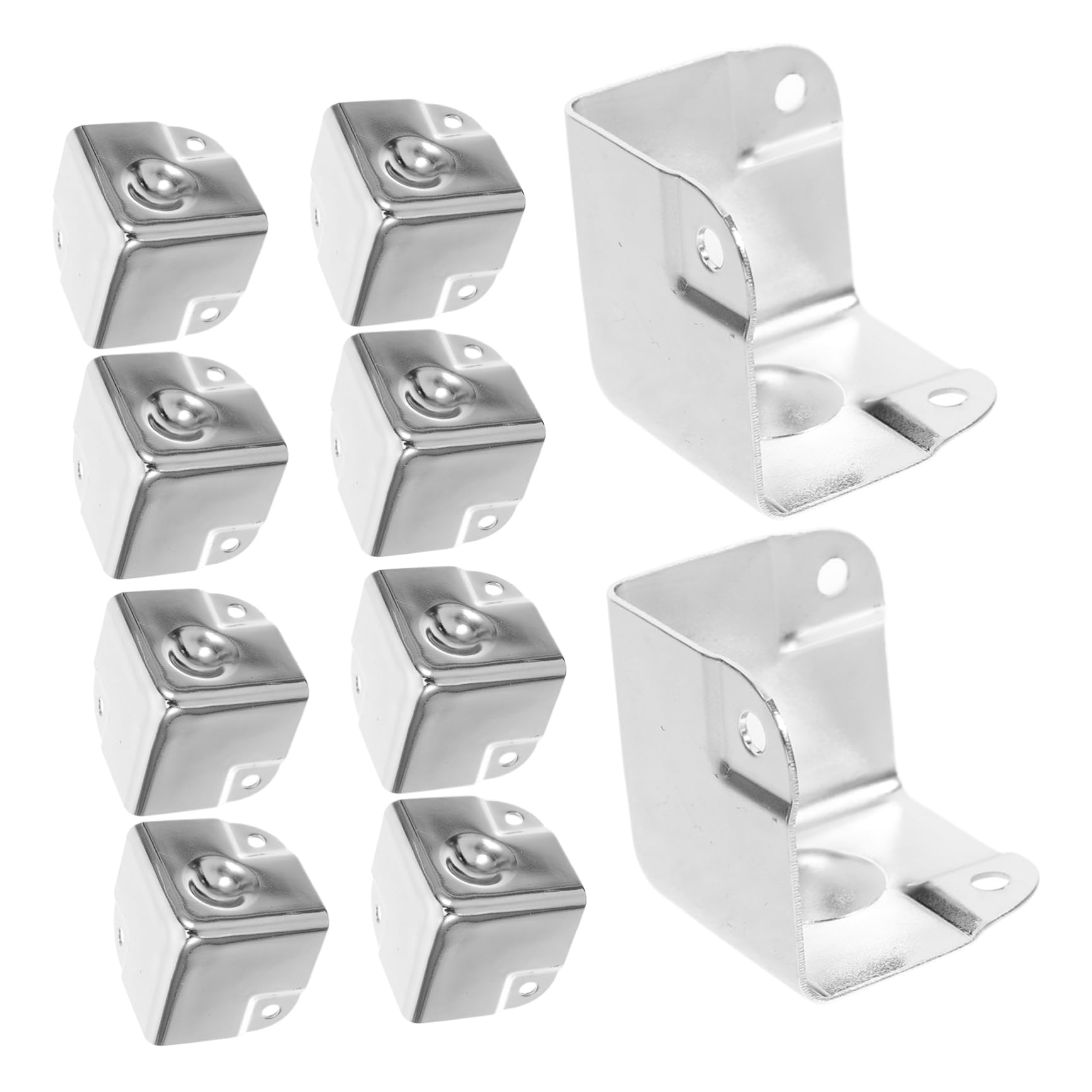 STOBAZA Furniture Corner Protectors Metal Table Edge Guards 90 Degree Corner Protectors Sturdy Safety Bumpers