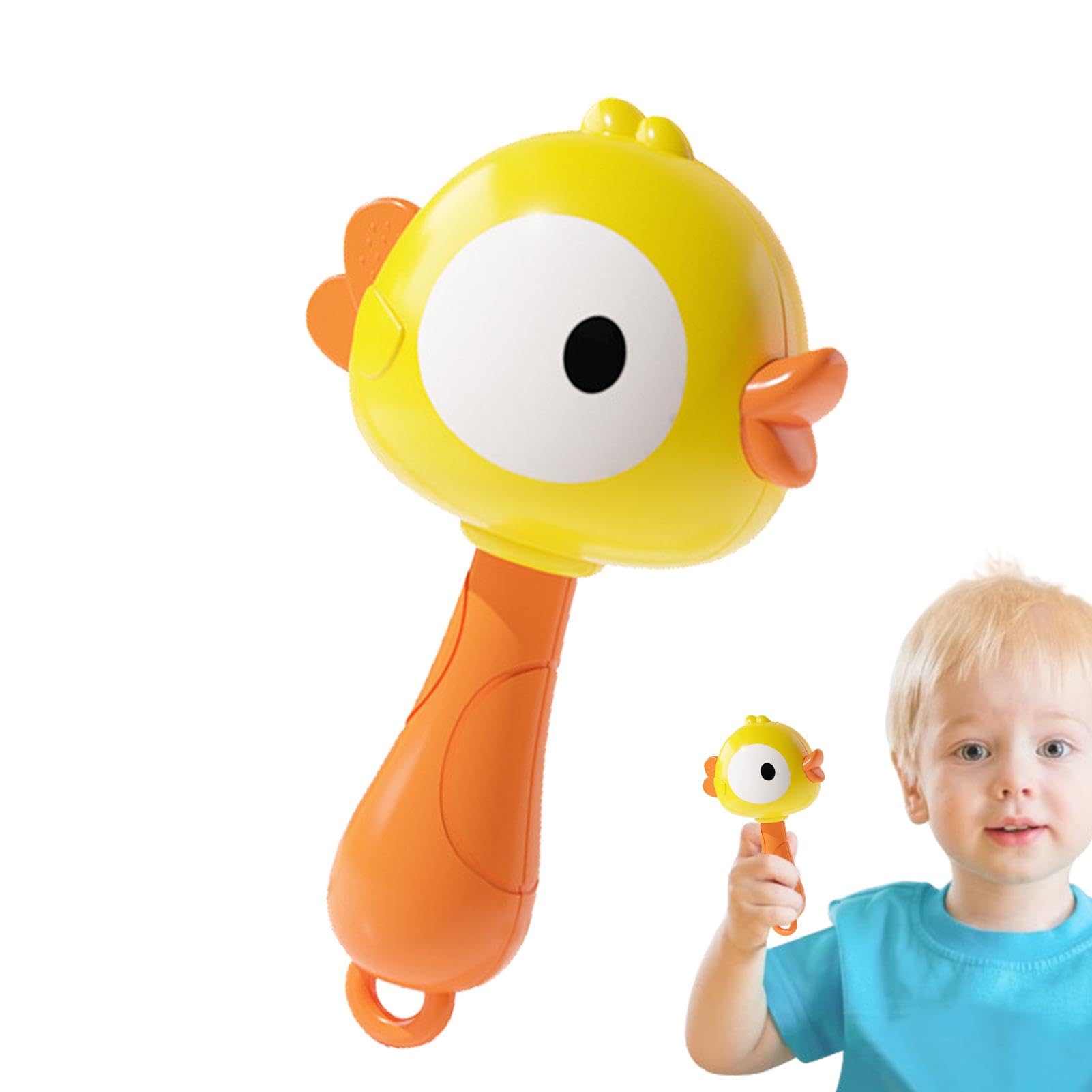 Maracas para niños pequeños,Maracas para niños | Sonajero de animales para niños pequeños | Sonajero de maracas de rana de pato pequeño, juguetes de maracas para niños pequeños, agitadores de instrume