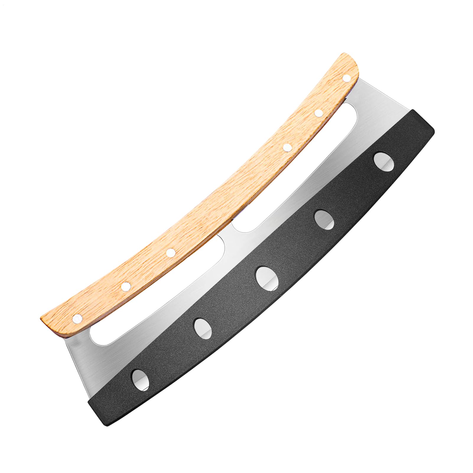 木製ハンドル付き三角形ピザカッターシャベル、ステンレス鋼パンケーキ