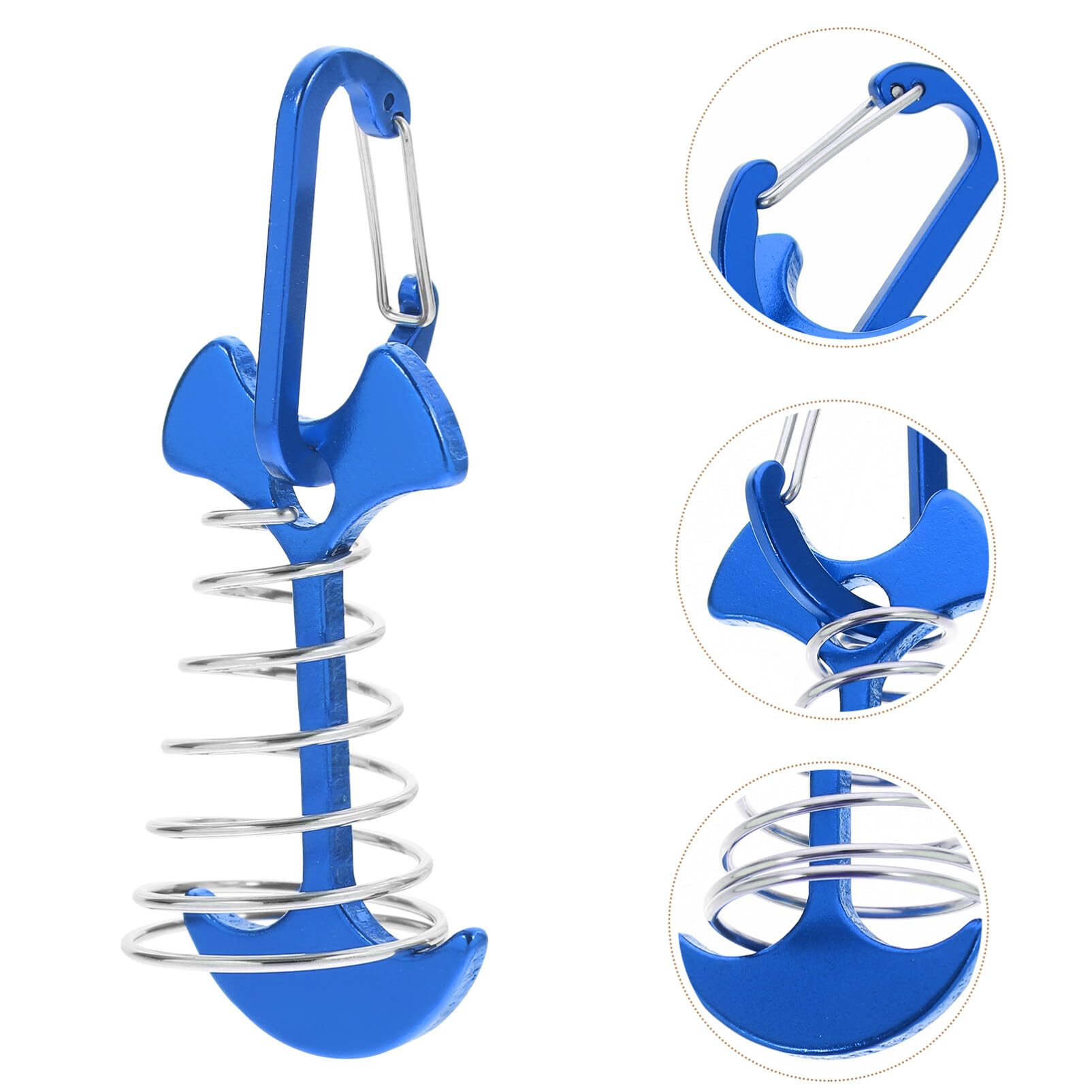 ABOOFAN 6sets Picchetti Per Tende in Lega Di Alluminio Per Fissaggio Terra Su Spiaggia Fango Erba Accessori Multiuso Per Tende Da Campeggio
