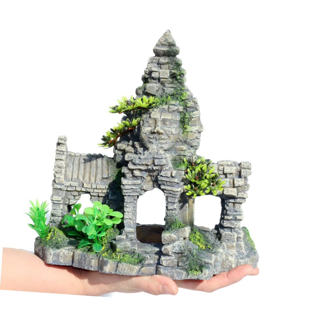 Ciieeo Grotte Aquarium Décoration Ornement De Bouddha Abri pour Poissons Et Crevettes Nid Élevage Forme Unique Eau Douce