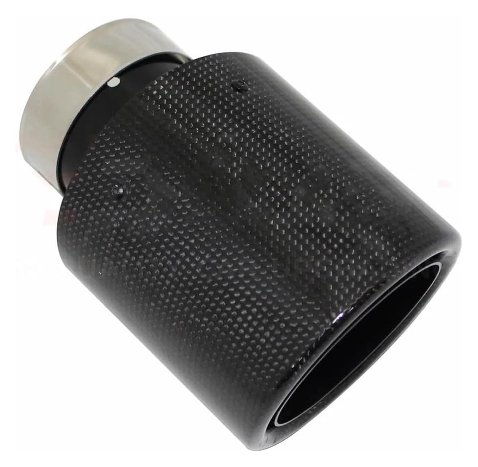 Tubo Scarico Posteriore Auto Lucido Sistema Di Scarico Marmitta Tubo Punta Arricciatura Universale Nero Acciaio Inox Decorazioni Marmitte Tubo Di Scarico