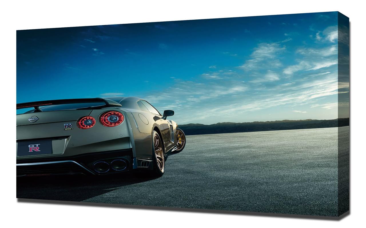 2022 GT R T Spec 006 Supercar Canvas Wall Art - Canvas Print On A Wooden Frame - Perfect Picture For Wall Decoration