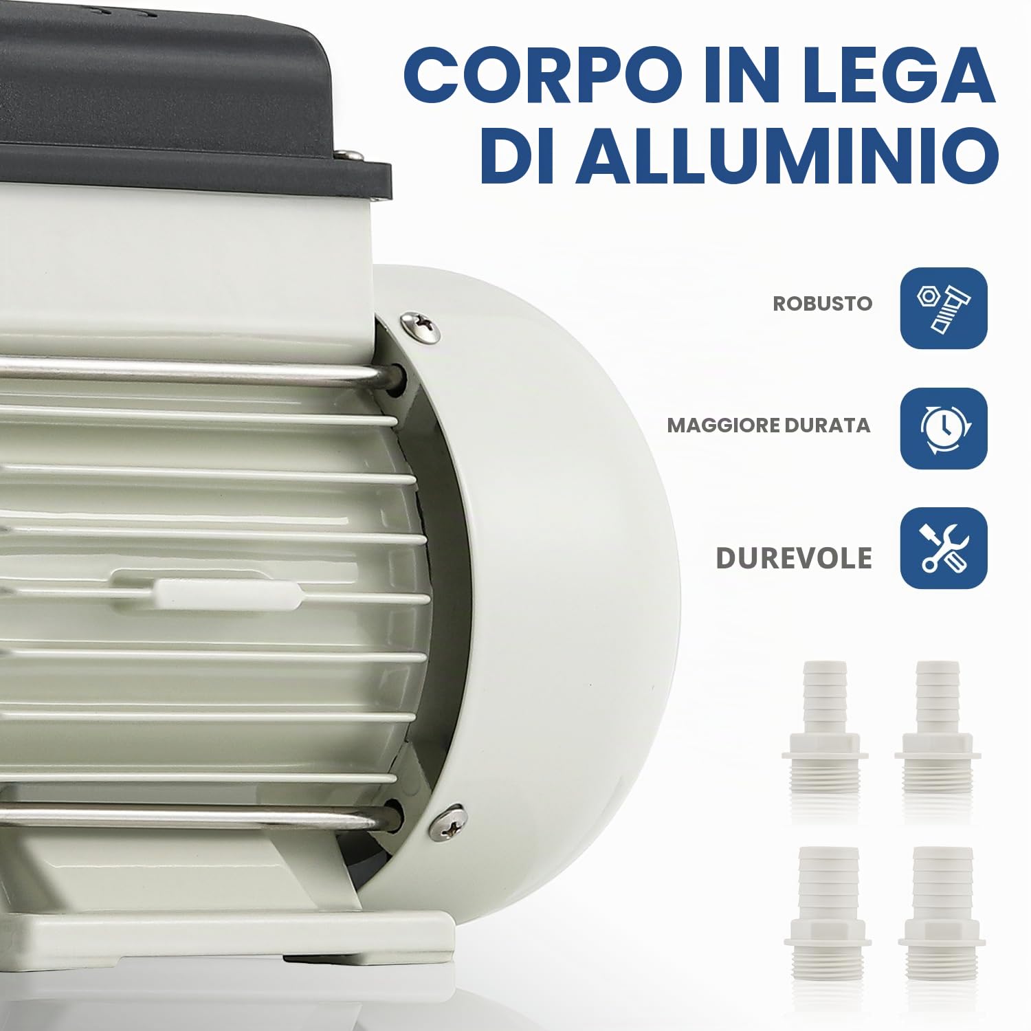 Mxmoonant 220V AC Pompa a Membrana Multi-liquido, 25 Psi, 1,7 Bar, 400W, 40 Lpm/min, Autoadescante, Avvio/Arresto con un Solo Tocco, per Gasolio,DEF, ADblue, Urea, Bevande