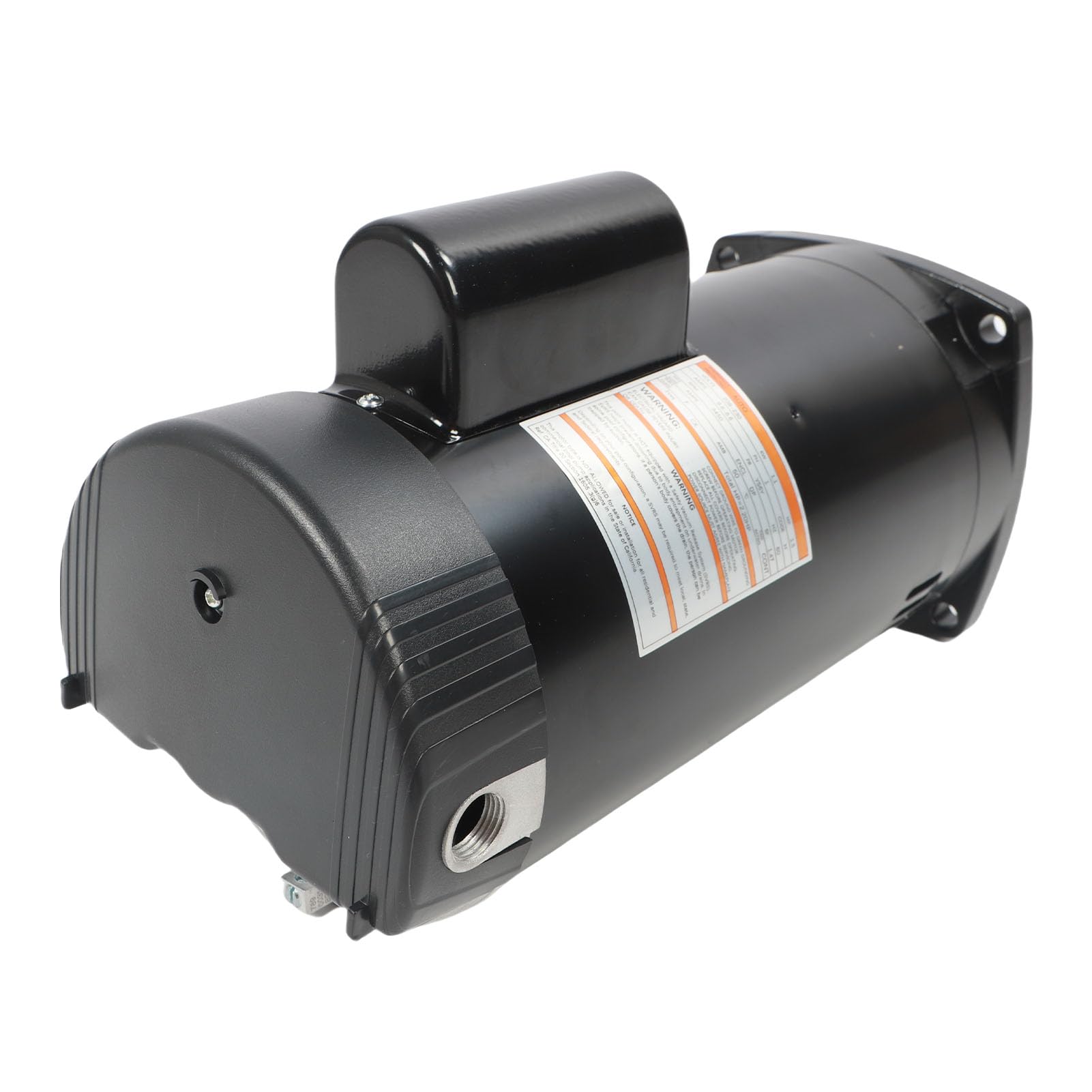 Gonetre Motor de Bomba de Piscina con Brida Cuadrada de 1,5 Caballos de Fuerza, Acero de Aleación de 3450 RPM con Protección contra Sobrecarga Térmica, para Piscina y Spa