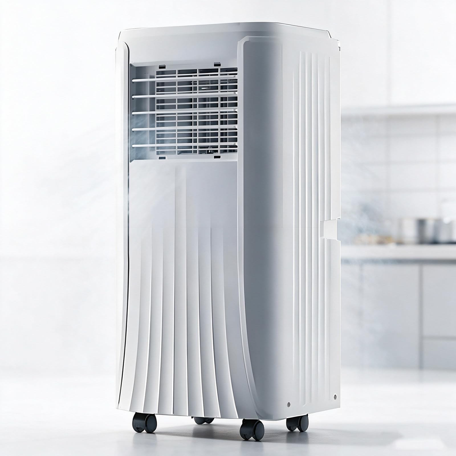 Przenośny klimatyzator 3 w 1 o mocy 12 000 BTU – chłodzenie (powierzchnia 25 m²), osuszanie i wentylacja, timer 24-godzinny, pilot zdalnego sterowania; do domu, biura i akademika