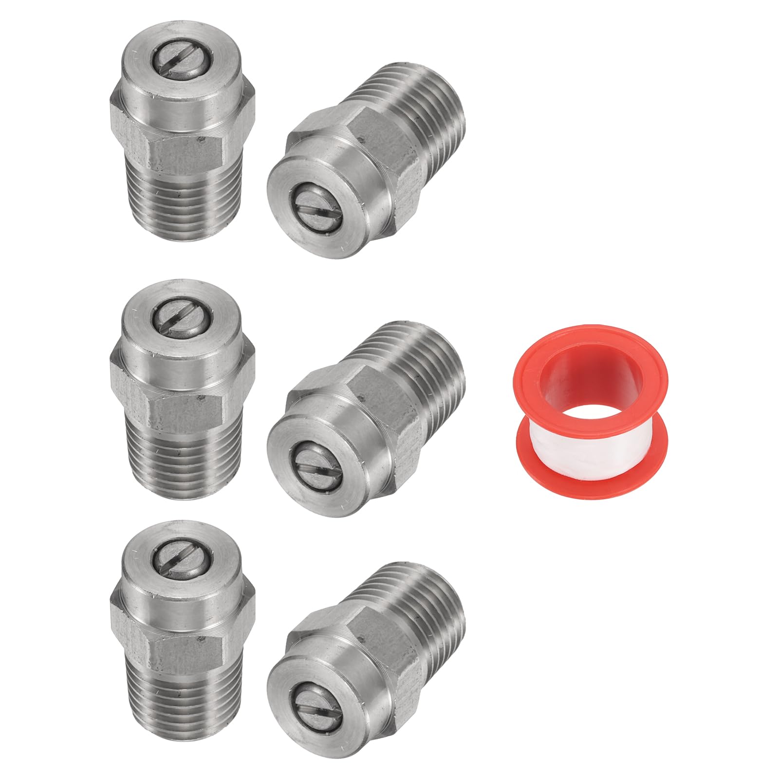 Buse de pulvérisation inox 25 degrés orifice 1,236 mm pistolet