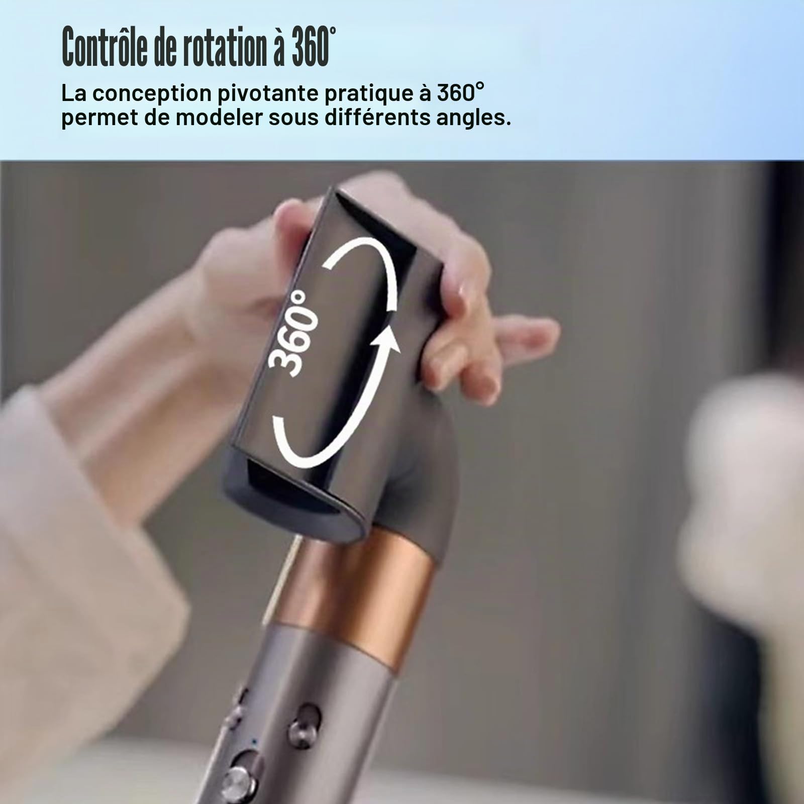 Concentrateur de coiffage de lame pour Dyson Airwrap HS01 HS05 Styler, accessoires de coiffure professionnels pour salon de coiffure pour fer à friser convertissant le sèche-cheveux