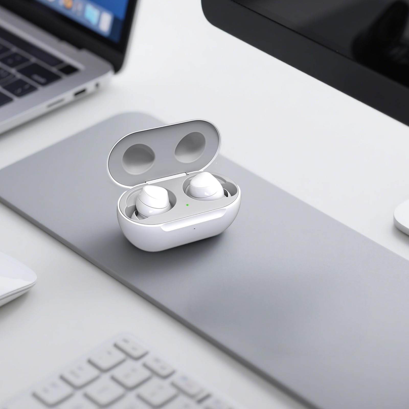 Custodia di ricarica per Samsung Galaxy Buds, scatola di ricarica wireless con cavo USB-C, compatibile con Galaxy Buds SM-R170/R175, batteria da 430 mAh, portatile, design leggero