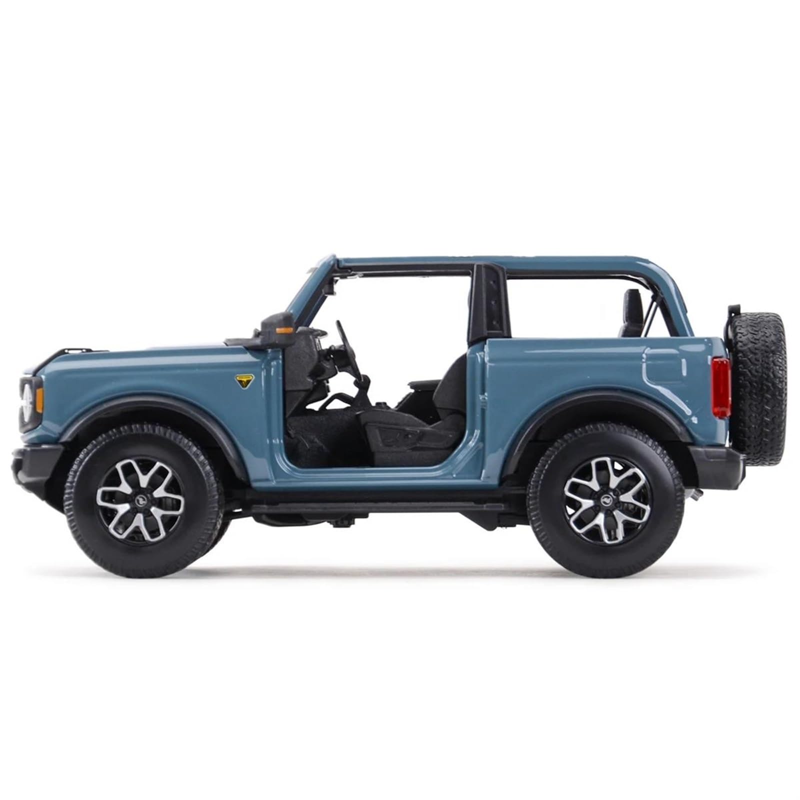 Metallo Scala Replica 1 18 Per Ford Bronco Badlands 2021 Veicoli Pressofusi Statici Modelli Di Auto Da Collezione Giocattoli(Blu)