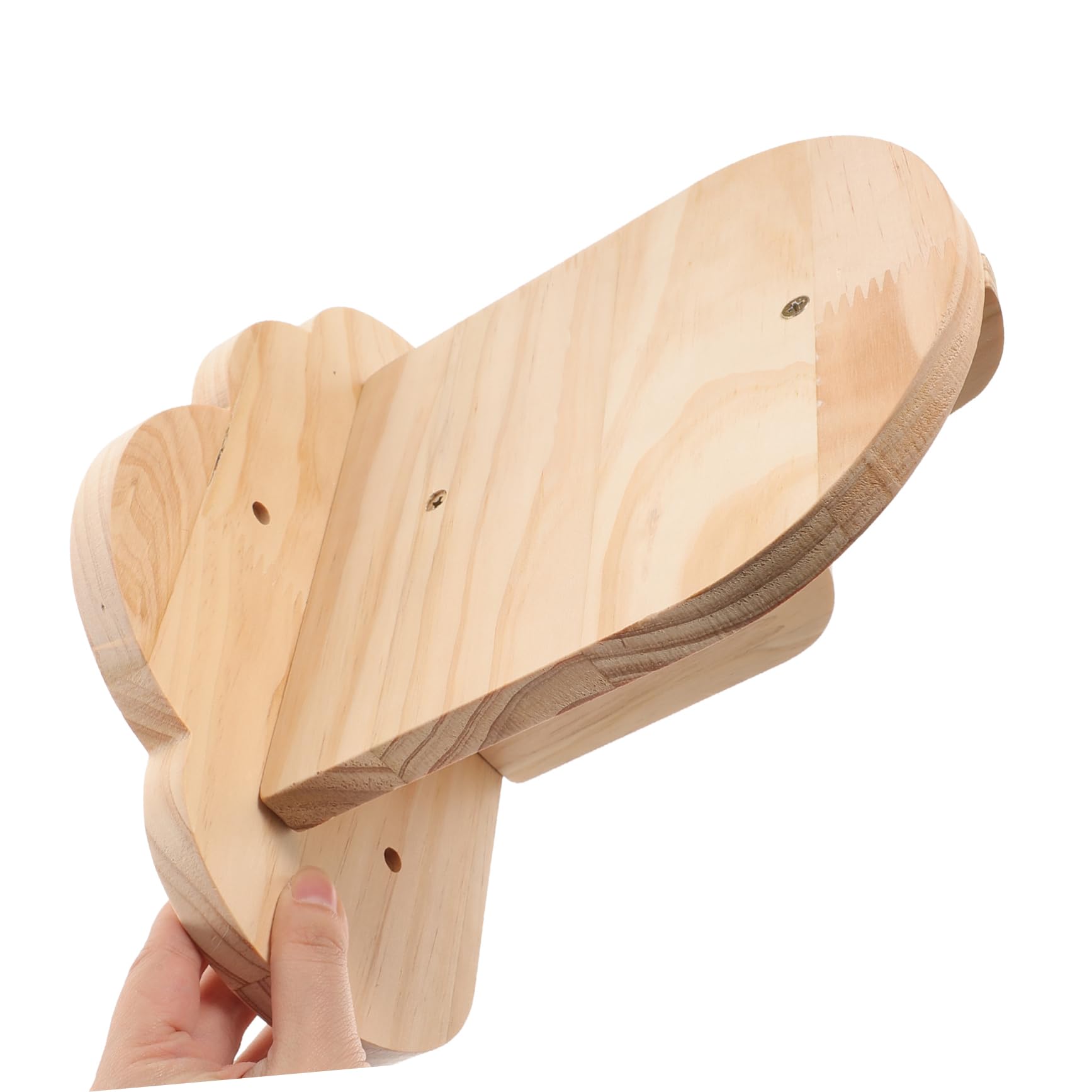 Albero Tiragraffi per Gatti in Legno, Struttura da Arrampicata Indoor | Piattaforma per Salti, Uso per Gatti e Criceti, Design Salvaspazio per Ambienti