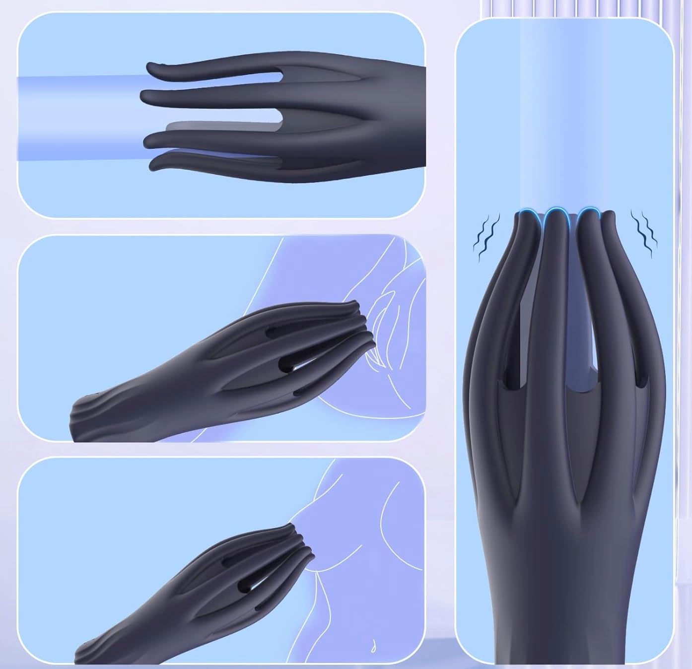 Male Vibrating Masturbator for Men, Penis Trainer and Stimulator FI88850