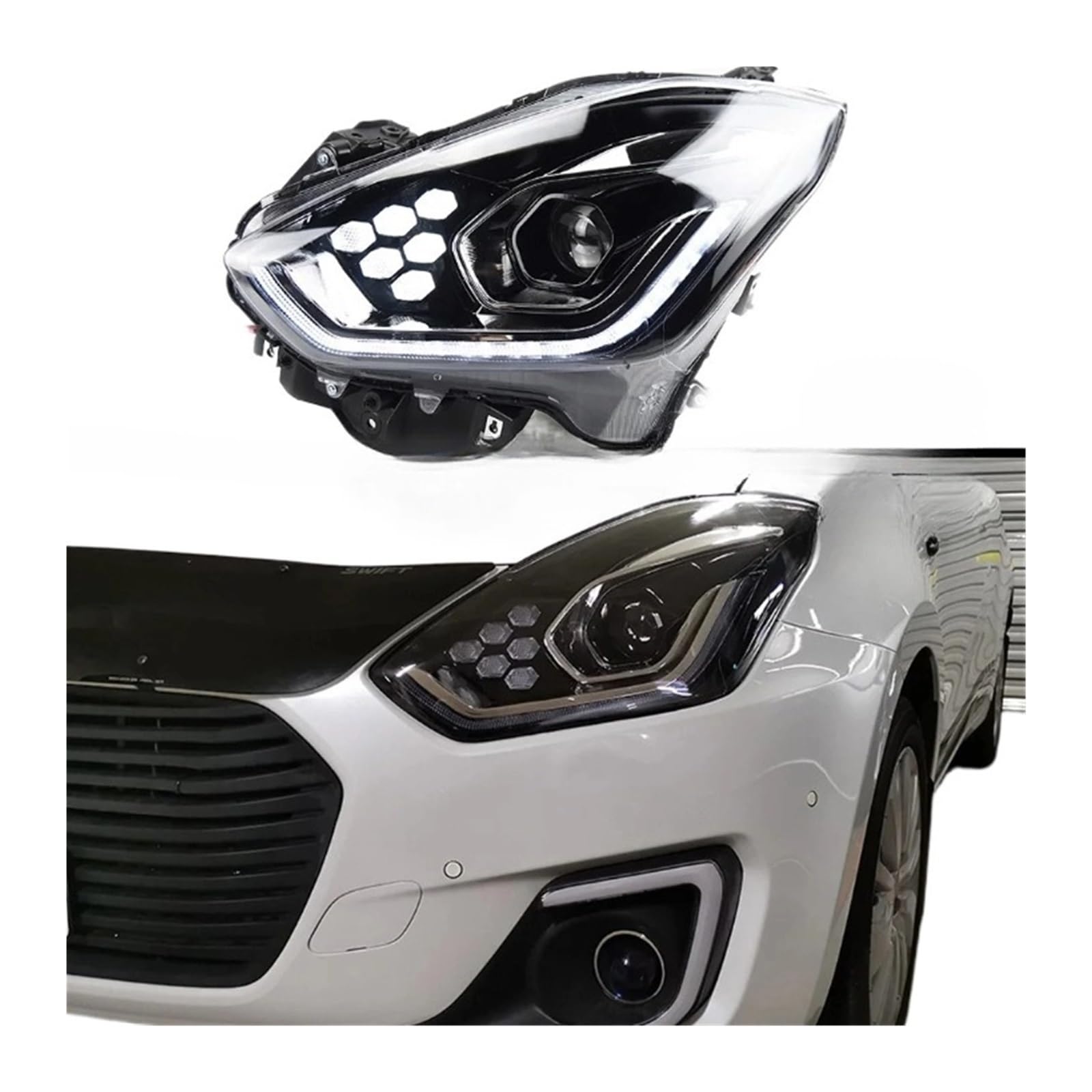 スズキ スイフト/ディザイアヘッドライト 2個セット LED スズキ スイフト/ディザイアヘッドライト 2個セット LED Amazon
