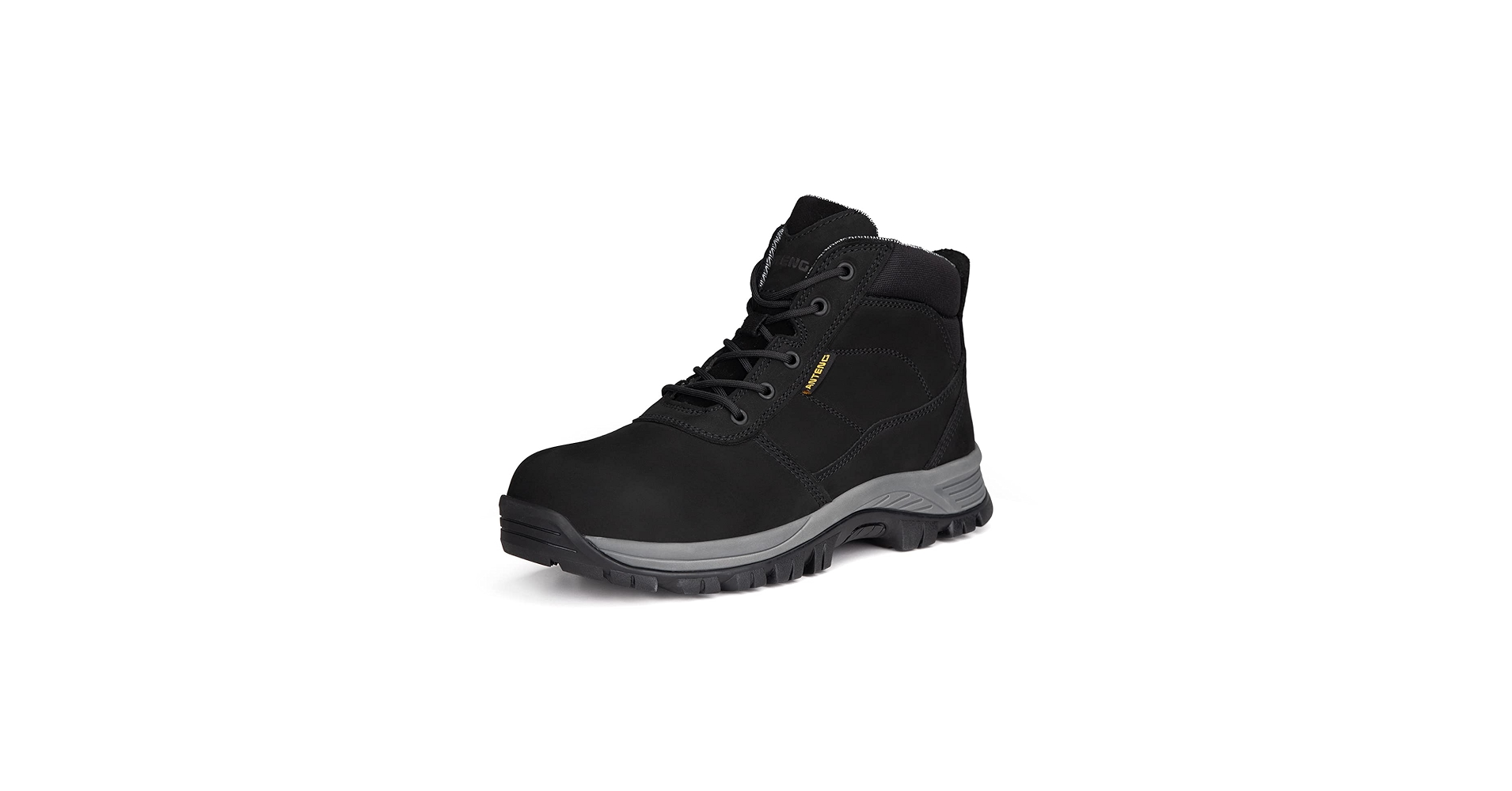 Amazon.com | ANTENG Mens Work Boots, Nubuck Leather Steel