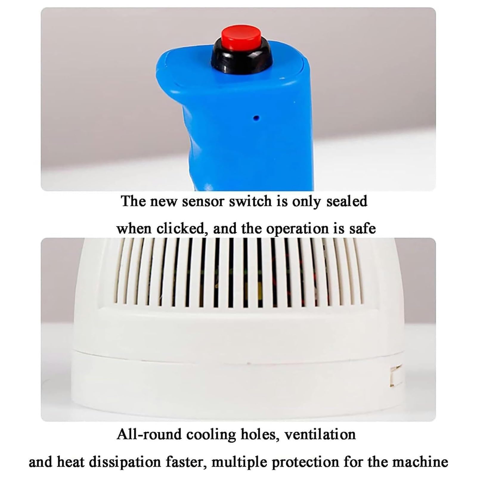 Machine De Scellage par Induction Électromagnétique, Thermoscelleuse Portative pour Bouteilles en Plastique, Puissance Et Durée Réglables, Diamètre De Scellage 20-80/20-130 Mm,2-10cm