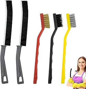 Set 5 Spazzole Per Pulizia Fessure - Per Doccia, Fughe, Angoli Morti In Bagno E Cucina - Foto 8
