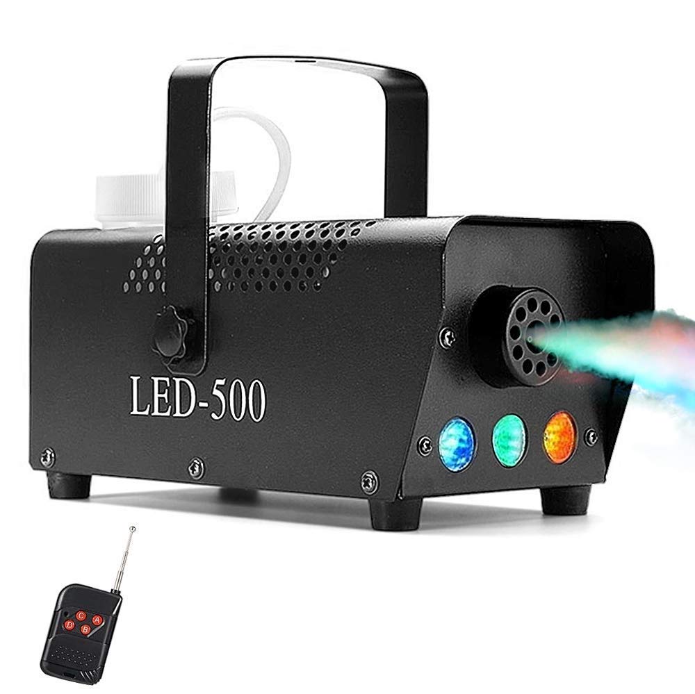 Buy Fog Machine, softeen 500W Led Fog Machine with Lights Wireless Remote Control, Huge Fog 2000