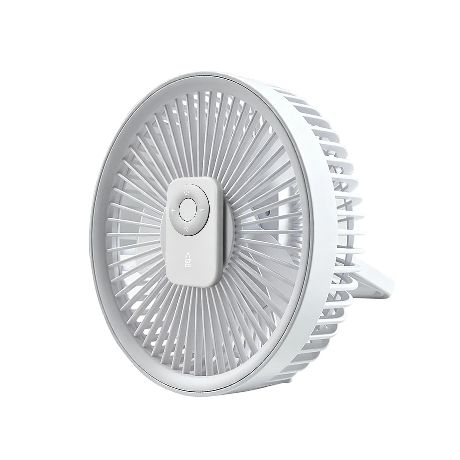Jazuaiao Rechargeable Led Camping Fan Light Rechargeable with Hook Portable Hanging Multifunctional Stand Ceiling Light Portable Fan