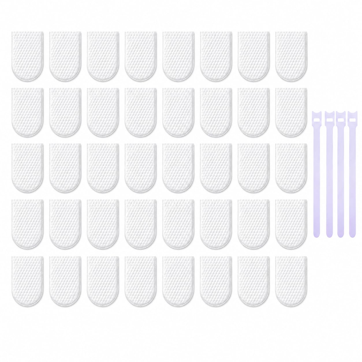ERBIL Faucet Filter Cotton Bag Replacement 8.5 x 4.5 cm | Double Layer Cloth Tap Water Filter | Splash Proof Faucet Filter for Hot & Cold Water | Removes Sand, Sediment, Scale & Rust, 40-PCS-image-21